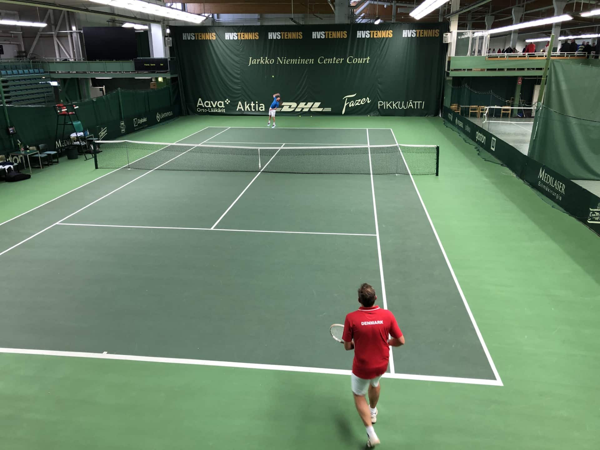 KC på tennisbanen ved nordiske mesterskaber
